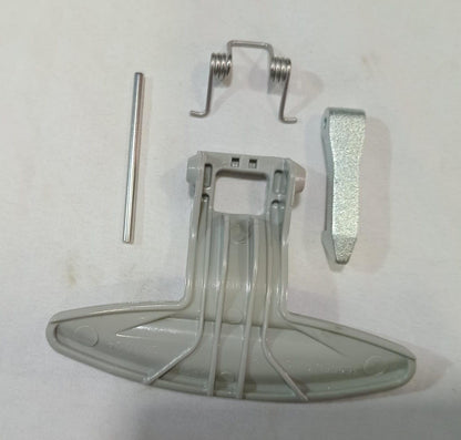 BUY SPARES Washing Machine Door Handle Kit, Grey, with Spring and Latch, Compatible with LG Front Load Washing Machines, 9x6 cm BS1208