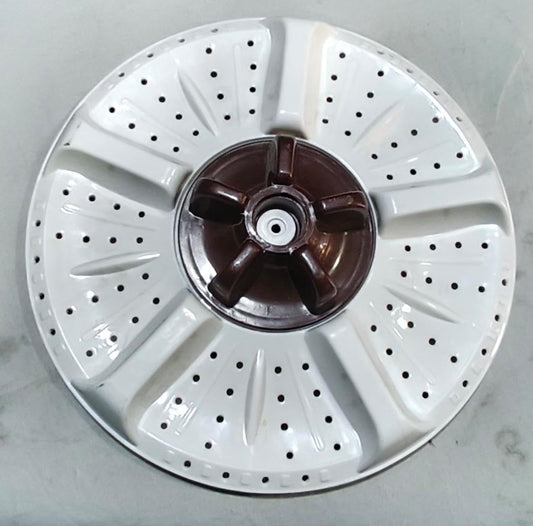 BUY SPARES Washing Machine Pulsator Compatible with Western, Round Shaft, 32.5 cm, White BS1173