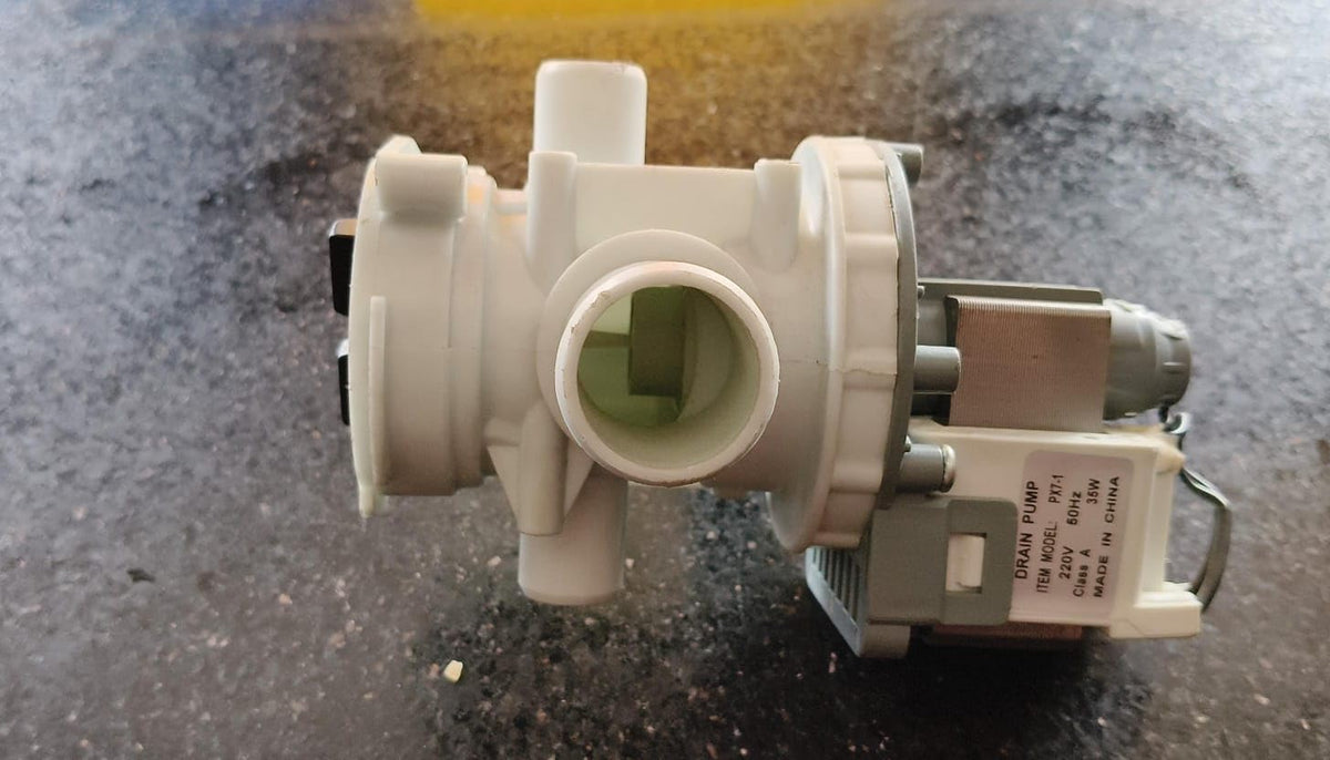 BUY SPARES Washing Machine Drain Pump, compatible with Samsung Front Load Old Model, White BS1152