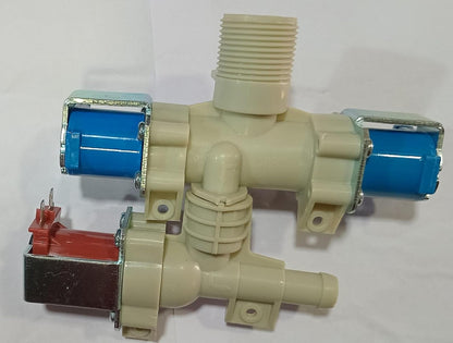 BUY SPARES Water Inlet Valve for LG Top Load Washing Machine, Triple Outlet Solenoid Valve, DC 12V BS1223