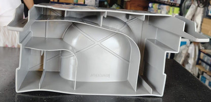 BUY SPARES Refrigerator Compressor Drip Tray, Grey, compatible with L.G.E, Part Code MJS64072501, 28.5 x 19 cm.Hole to Hole 27 cm BS1254