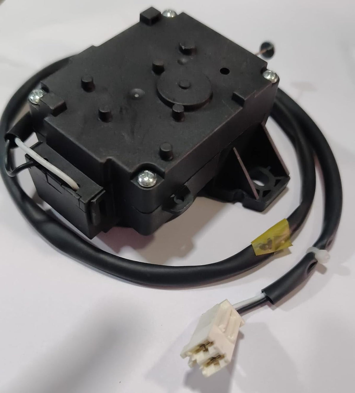 BUY SPARES Top Load Washing Machine Drain Motor compatible with Voltas Beco Model PQD-701, AC 220-240V, Black BS1137