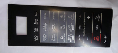 BUY SPARES Microwave Oven Touch Membrane Pad Compatible with Samsung CE75JD, Black and Grey BS1380