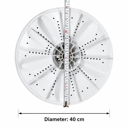 BUY SPARES Washing Machine Pulsator Compatible with Panasonic Lloyd 10 Kg Washing Machine, White, 40 cm Diameter, Round Knurling Shaft BS1269