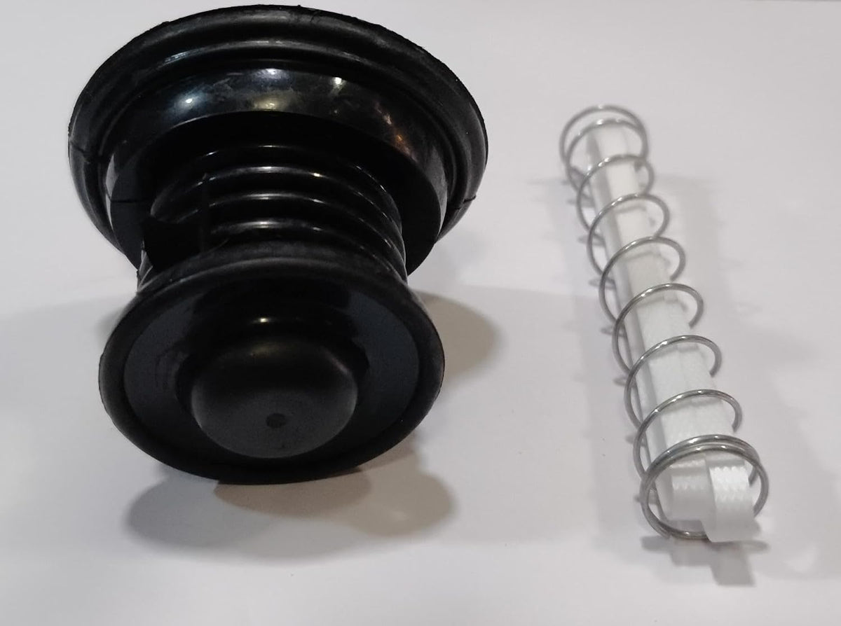 BUY SPARES Washing Machine Drain Bellow, Black, compatible with Whirlpool Semi Automatic Washing Machine, with Metal Spring BS1426