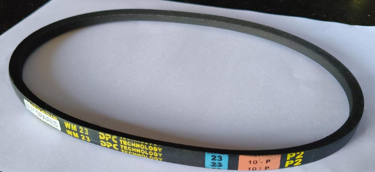BUY SPARES Washing Machine Drive Belt, Black, compatible with Whirlpool WM 23 BS1422