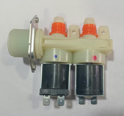BUY SPARES 2 Way Inlet Feed Valve for Haier Top Load Washing Machine, Dual Solenoid, Replacement Part BS1329