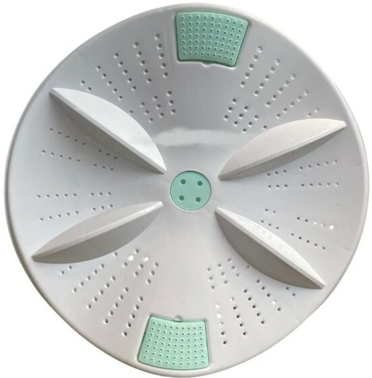 BUY SPARES Lloyd Compatible Washing Machine Pulsator for Semi Automatic Models, Round Shaft Design, High-Quality Replacement Part, Easy Installation (White & Green) BS1017