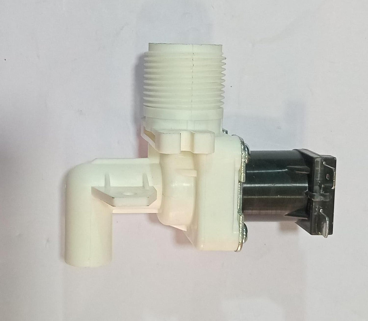 BUY SPARES Single Inlet Valve for B.o.s.c.h Top Load Washing Machine, 220-230 Volt, White, with Built-in Mesh Filter BS1328