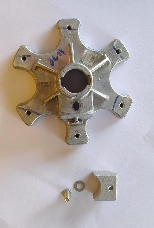 BUY SPARES Washing Machine Drum Spider Hub, Compatible with Whirlpool Top Load Fully Automatic Washing Machine, with Saddle and Bolt, L3 Model BS1099