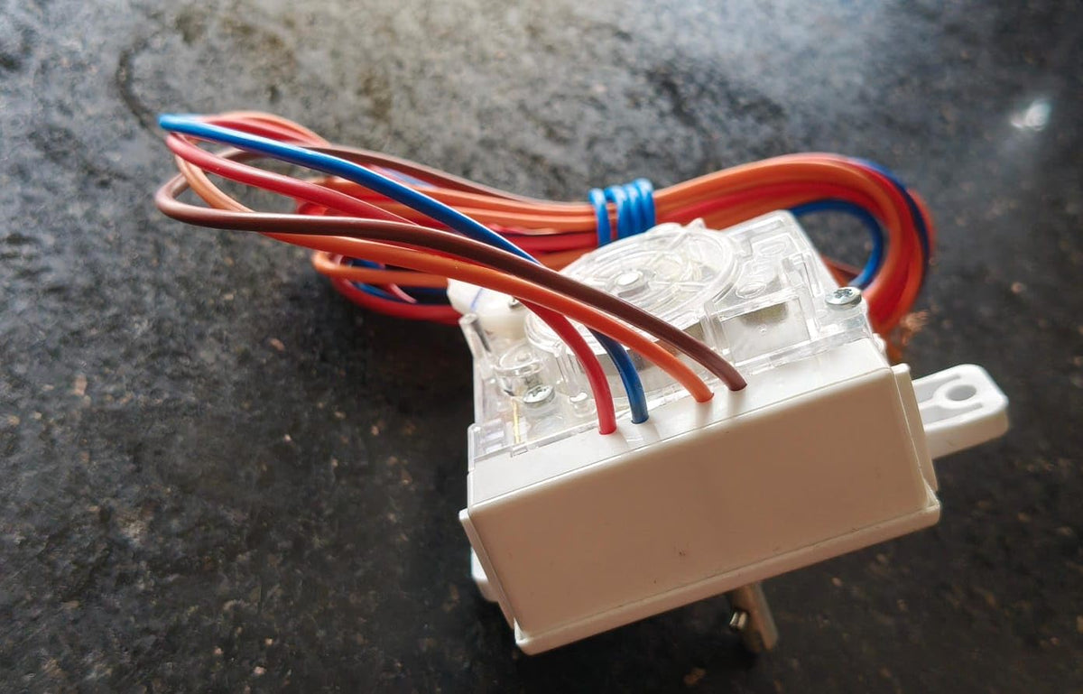 buy spares Washing Machine Timer, Single 15 Minute Wash, 4 Wire, Compatible with Videocon BS1257