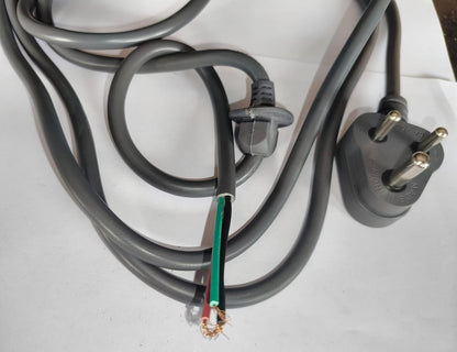 Buy spares srefrigerators and Washing Machine Cords Wire Compatible with Single Door and Double Door refrigerators and top Load Washing Machines,Grey,2.5m Length BS1113