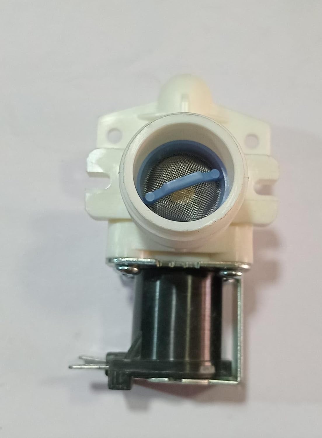 BUY SPARES Single Inlet Valve for B.o.s.c.h Top Load Washing Machine, 220-230 Volt, White, with Built-in Mesh Filter BS1328