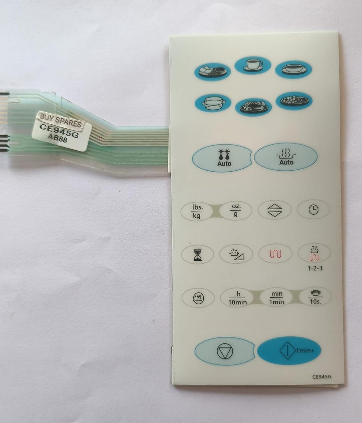 Buy Spares Microwave Oven Touchpad Compatible with LG CE945G, Replacement Control Panel Membrane BS1141