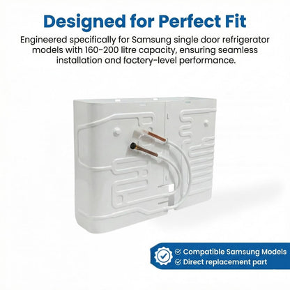 BUY SPARES Refrigerator Evaporator Freezer Coil for Single Door Models compatible for S.a.m.s.u.n.g, 160-200 Ltr, Efficient Cooling Replacement Part BS1003
