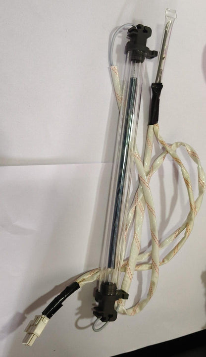 BUY SPARES Refrigerator Defrost Heater compatible with H.A.I.E.R, 12 Inch, Transparent, with Connector and fuse, Corded Electric BS1227