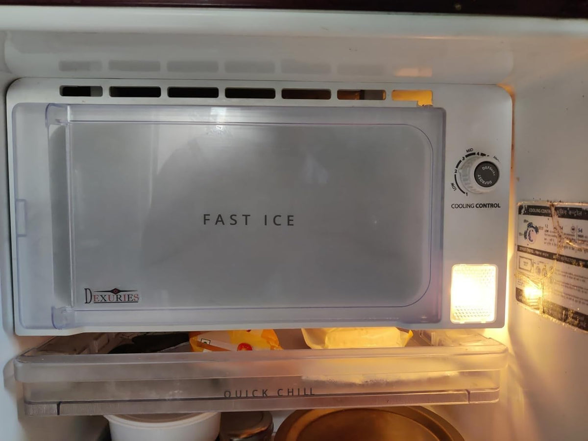 BUY SPARES Fast Ice Freezer Door, Clear, 36 x 18.8 cm, compatible with Whirlpool Ice Magic Direct Cool Refrigerators BS1205