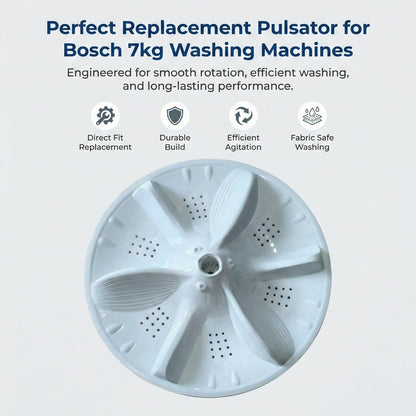 Washing Machine Pulsator Compatible with B.o.s.c.h 7kg Models, Durable Replacement Part for Efficient Wash Performance BS1321