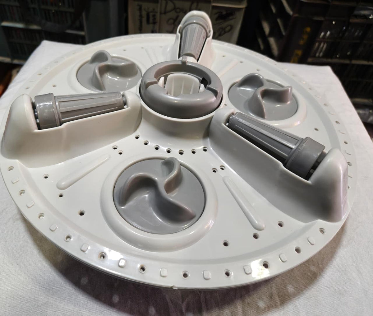 BUY SPARES Washing Machine Pulsator Compatible with G.o.d.r.e.j, 3 Roller and 3 Flower, Round Shaft, 33 cm BS1194