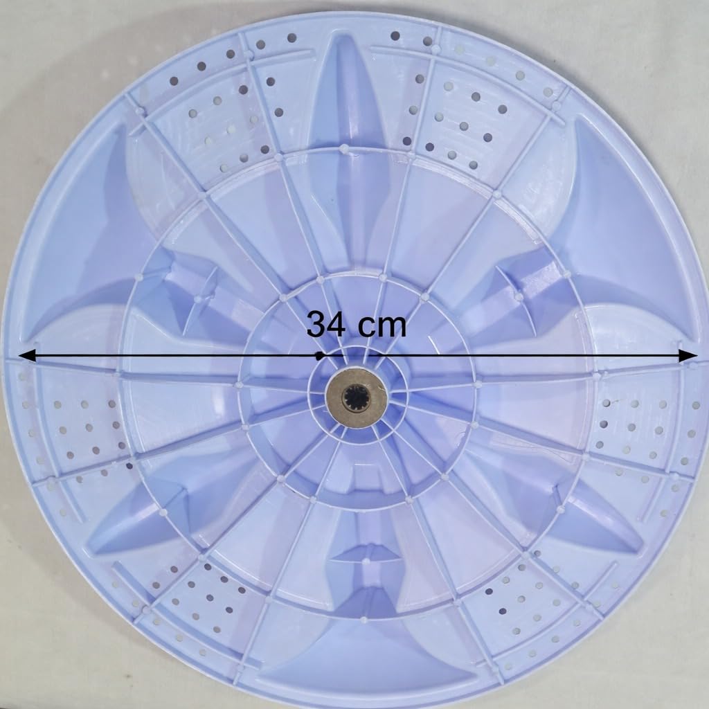 Buy spares Washing Machine Pulsator Compatible with Godrej WS800PDS, 34 CM Diameter, White BS1457