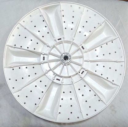 BUY SPARES Washing Machine Pulsator Compatible with Western, Round Shaft, 32.5 cm, White BS1173