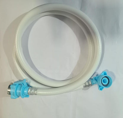 BUY SPARES Inlet Pipe for Fully Automatic Washing Machine, 1.5 Metre Length, with Blue Connectors BS1359