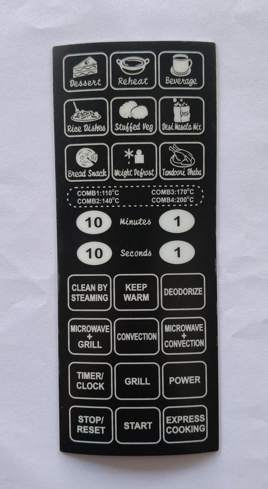 Buy Spares Microwave Oven Touch Keypad Compatible with LFB, Steam/Clean, Model 20BC4 BS1031
