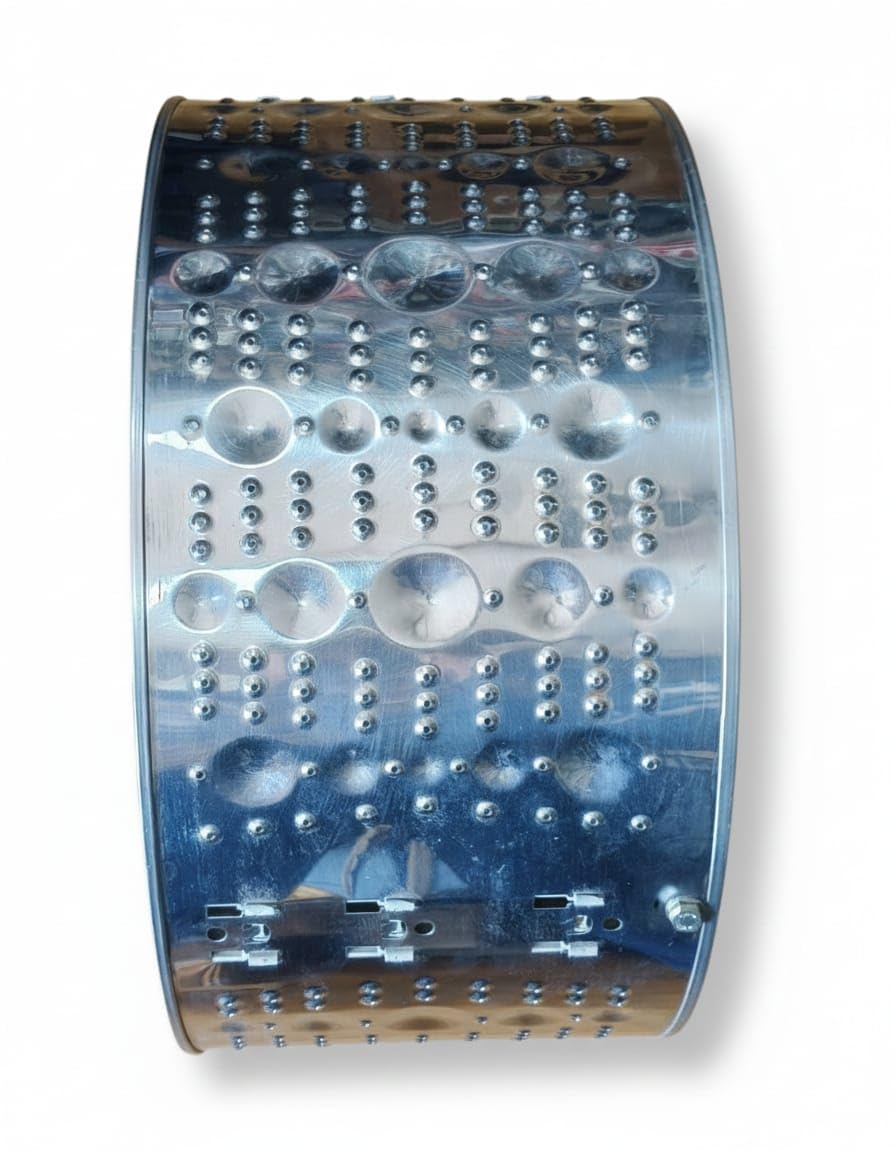 Stainless Steel Washing Machine Drum Spider, 4 Inch, 5.5 kg Capacity, Stainless Steel Shaft Support with 6205 and 6206 Bearings.Suitable for LG 5.5kg & 6kg.Match Size Before Buy.(Drum Not Included) BS1213