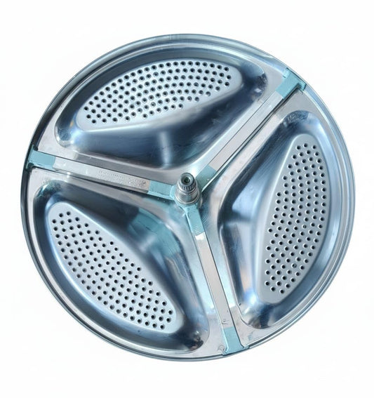 Stainless Steel Washing Machine Drum Spider, 4 Inch, 5.5 kg Capacity, Stainless Steel Shaft Support with 6205 and 6206 Bearings.Suitable for LG 5.5kg & 6kg.Match Size Before Buy.(Drum Not Included) BS1213