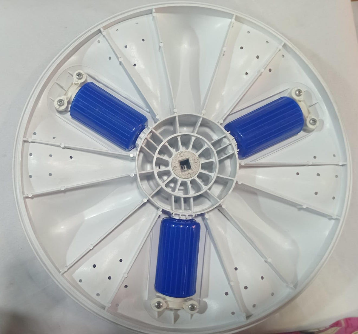 BUY SPARES Washing Machine Pulsator Compatible with Samsung, White and Blue, Plastic Replacement Part BS1375