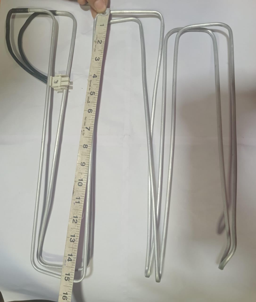 BUY SPARES Refrigerator Evaporator Heater, Aluminium, 15 Inch, Compatible with W.h.i.r.l.p.o.o.l Refrigerator BS1423
