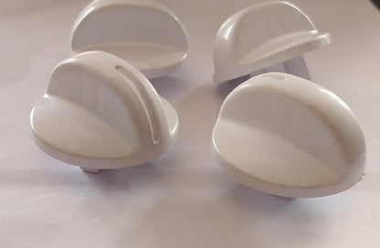 BUY SPARES Universal Washing Machine Knob Compatible with Semi Automatic Washing Machines, White, Pack of 4 BS1371