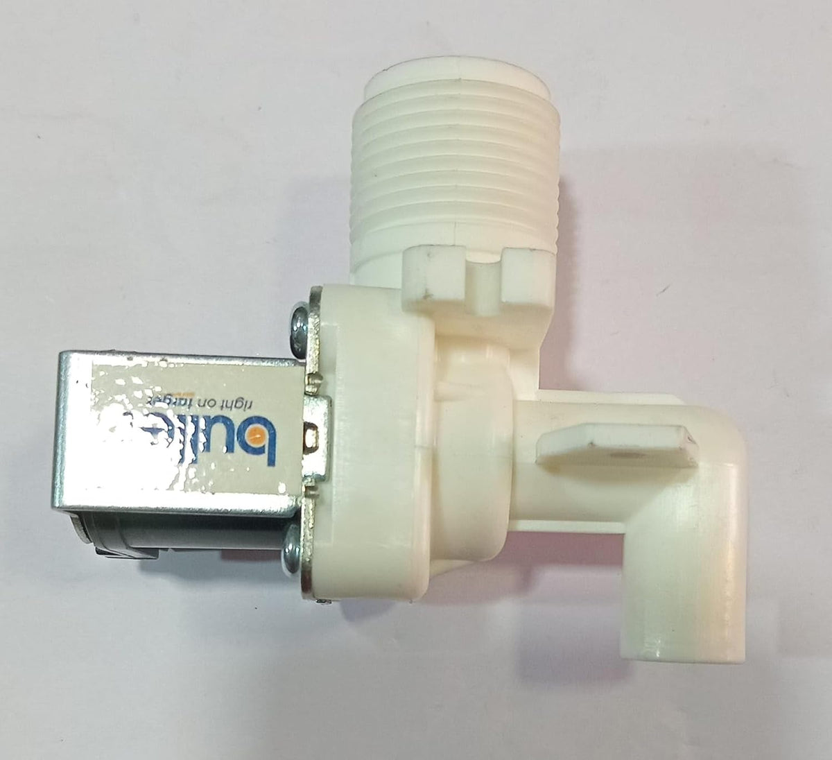 BUY SPARES Single Inlet Valve for B.o.s.c.h Top Load Washing Machine, 220-230 Volt, White, with Built-in Mesh Filter BS1328