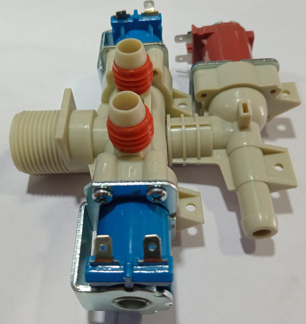 BUY SPARES Water Inlet Valve for LG Top Load Washing Machine, Triple Outlet Solenoid Valve, DC 12V BS1223
