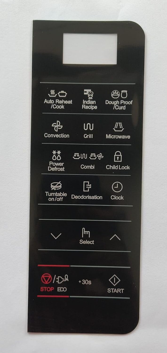 BUY SPARES Microwave Oven Touch Pad,White,Compatible with Samsung MC28H5013 BS1367