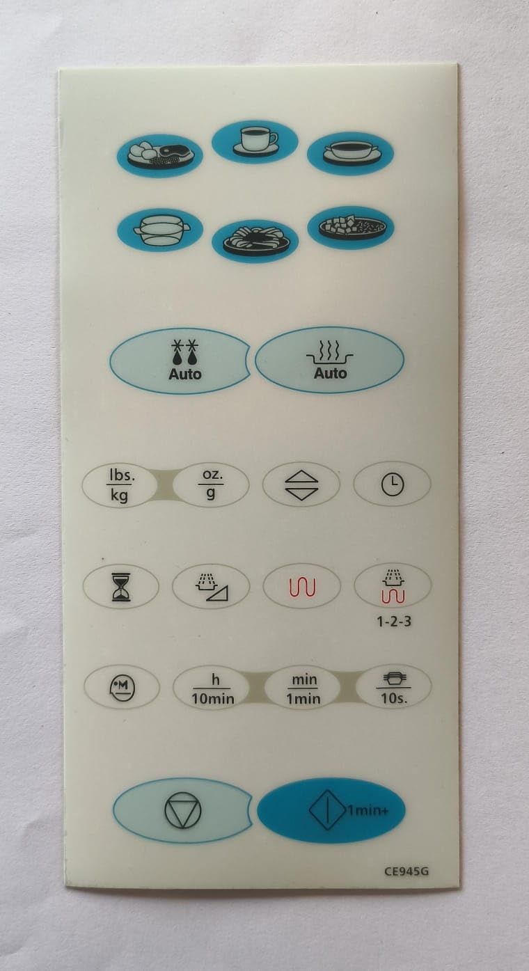 Buy Spares Microwave Oven Touchpad Compatible with LG CE945G, Replacement Control Panel Membrane BS1141