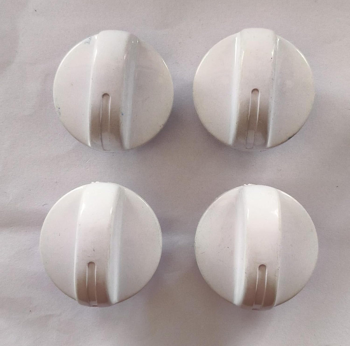 BUY SPARES Universal Washing Machine Knob Compatible with Semi Automatic Washing Machines, White, Pack of 4 BS1371
