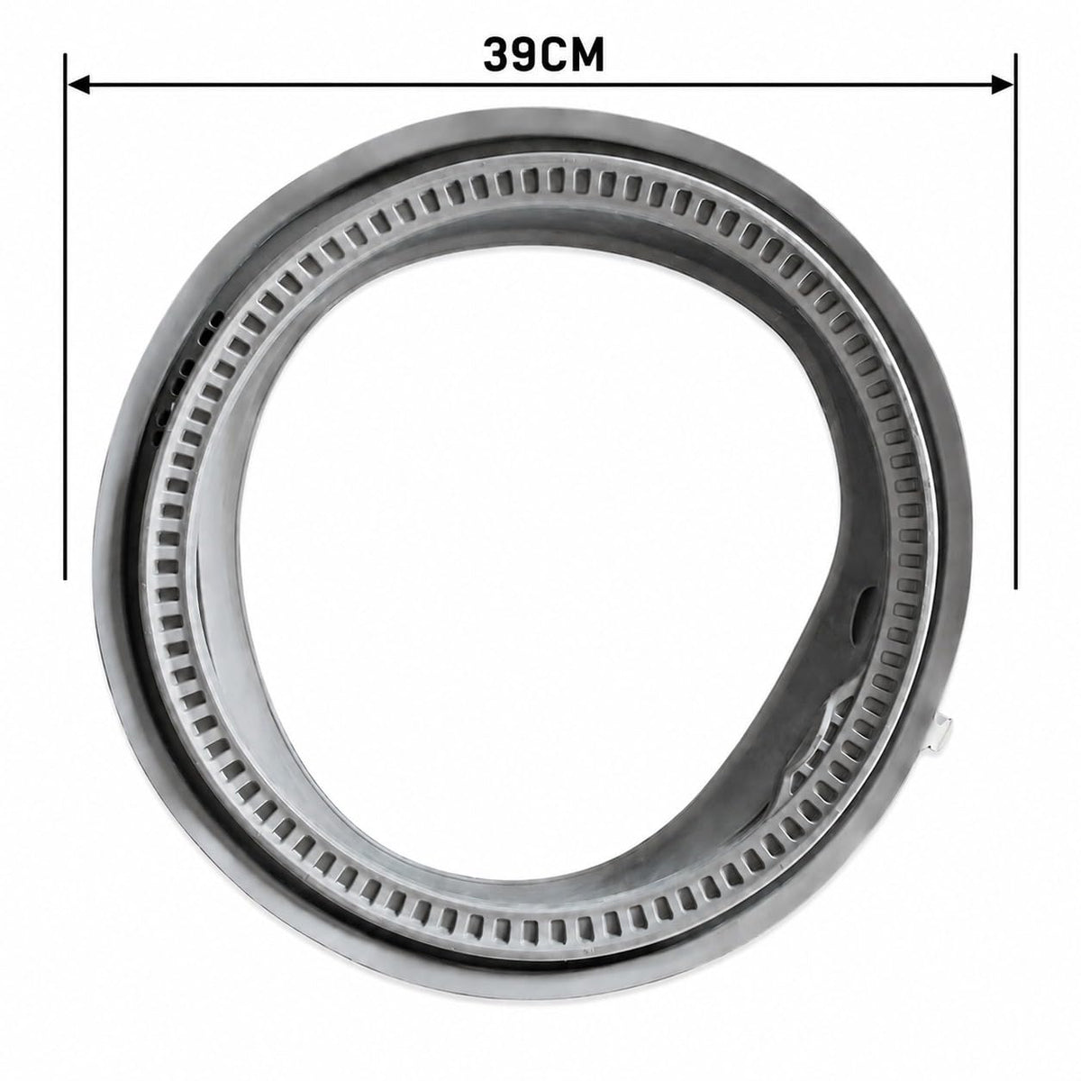 BUY SPARES Washing Machine Rubber Door Boot Gasket, Grey, Compatible with IFB Front Loading Ultra Model, Replacement Code UF221RURSL01 BS1135
