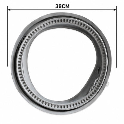BUY SPARES Washing Machine Rubber Door Boot Gasket, Grey, Compatible with IFB Front Loading Ultra Model, Replacement Code UF221RURSL01 BS1135