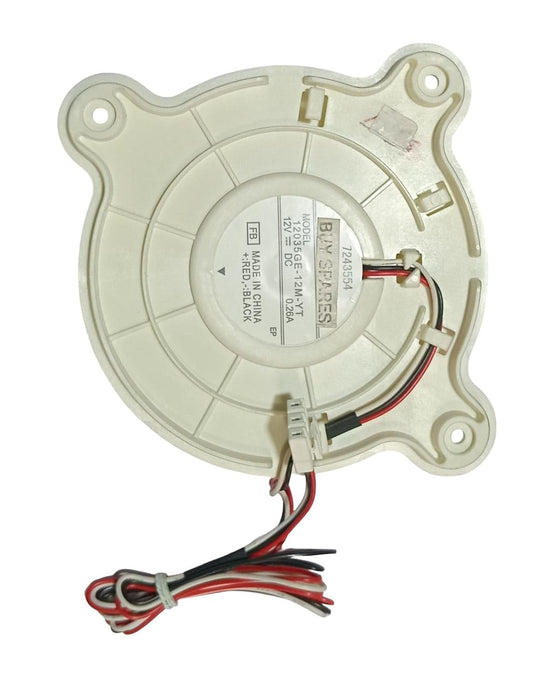 BUY SPARES Refrigerator Fan Motor DC, 12V, White, compatible with Samsung Refrigerator BS1407