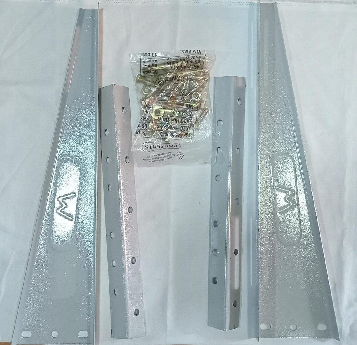 BUY SPARES Heavy Duty AC Outdoor Unit Mounting Bracket, Iron, Rust Proof, Supports up to 1.5 KG, with Wall Fittings BS1247