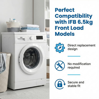 BUY SPARES Stainless Steel Washing Machine Drum Spider Compatible for I.F.B.E 6.5kg Front Load Models, Durable Replacement Hub,6205 & 6204 bearing Size I.F.B.E Ultra ( DIVA AQUA SX RPM 800) BS1082