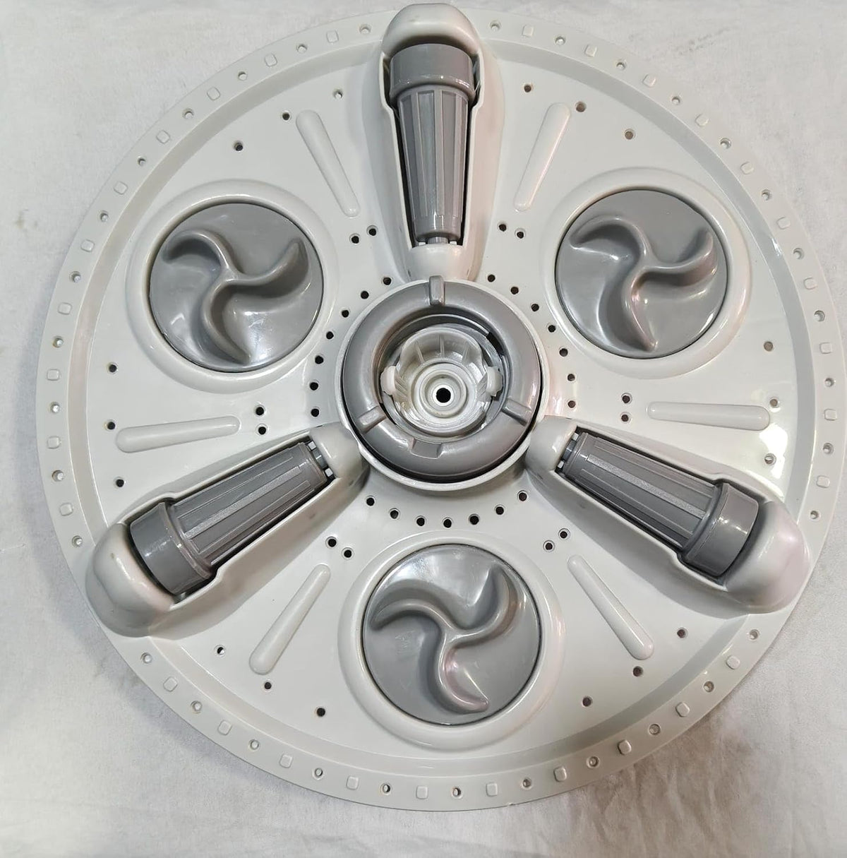 BUY SPARES Washing Machine Pulsator Compatible with G.o.d.r.e.j, 3 Roller and 3 Flower, Round Shaft, 33 cm BS1194