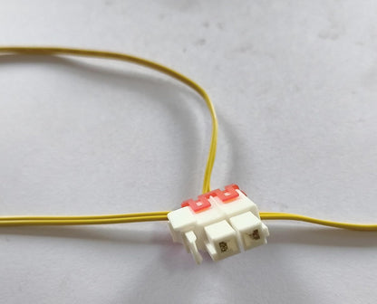 BUY SPARES Refrigerator Temperature Sensor compatible with Samsung, 2 Pin Yellow Wire Connector BS1156