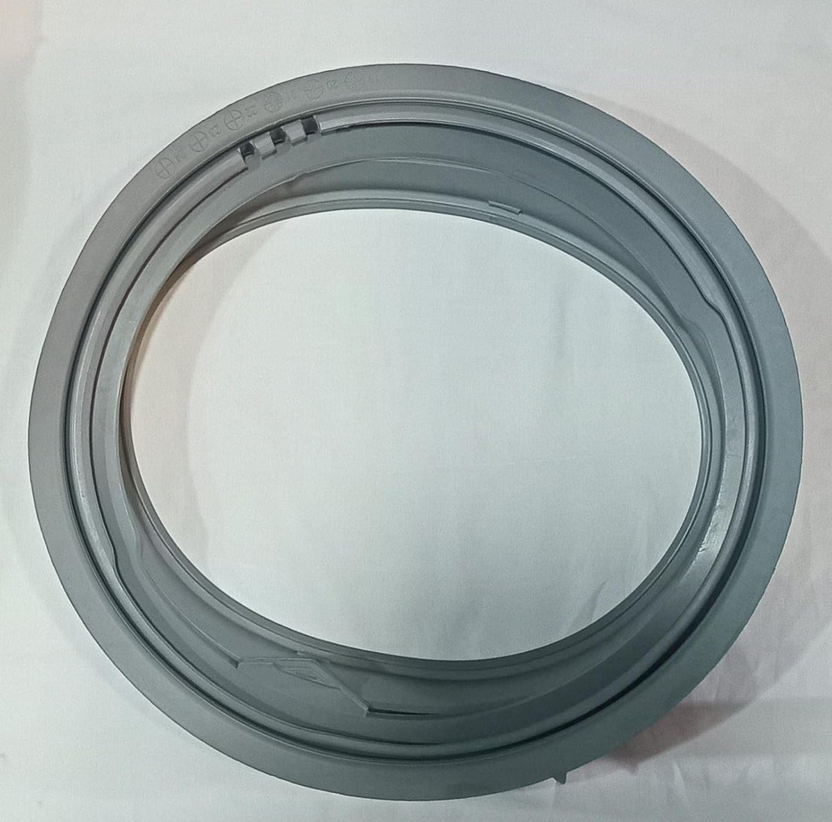 BUY SPARES Door Boot Gasket Seal Compatible with L.G.E Direct Drive 5.5 Kg Washing Machines, Grey Rubber, Part No. 4986EN1001A BS1030