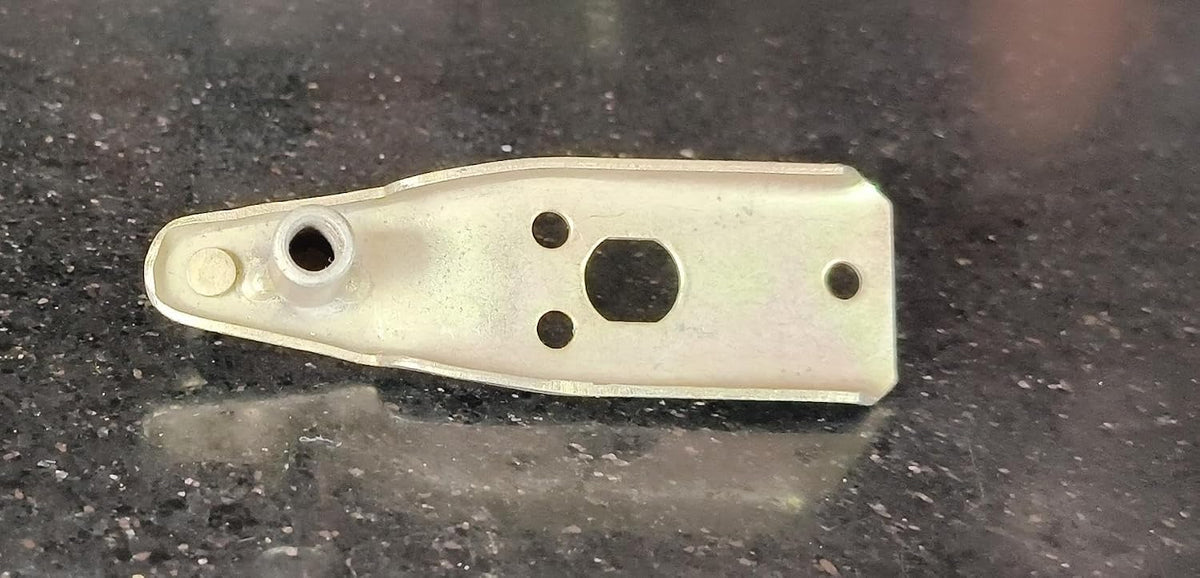 BUY SPARES Refrigerator Door Hinge Compatible with V.I.D.E.O.C.O.N, Steel, Zinc Plated, 12 x 3 cm, Silver, 1 Count BS1268