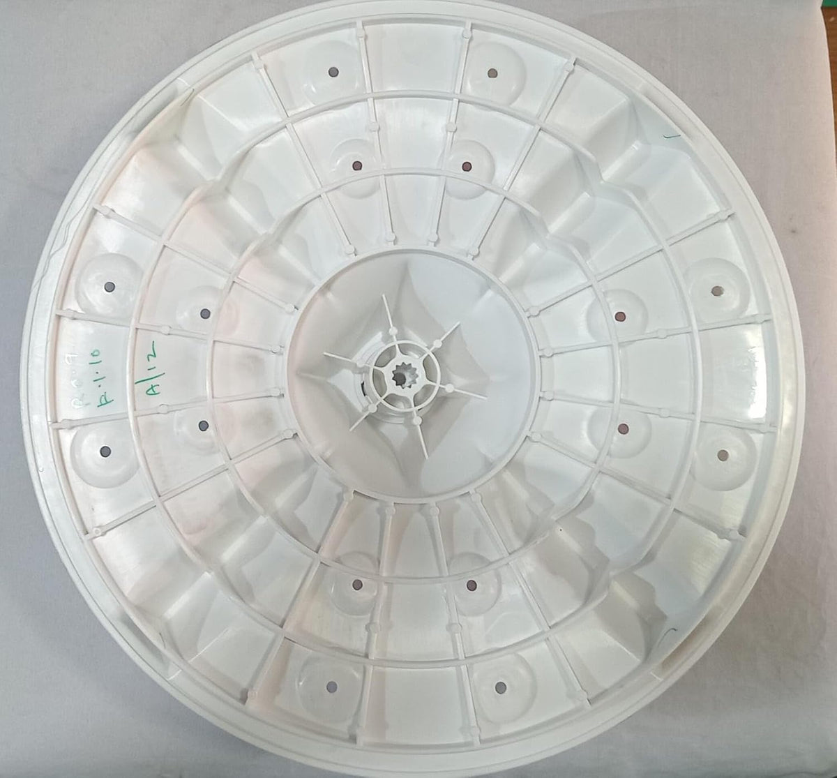 Buy spares Washing Machine Pulsator Compatible with Whirlpool, Round Shaft, 34 cm, White BS1411