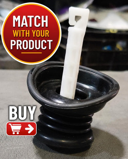BUY SPARES Washing Machine Drain Bellow compatible with G.O.D.R.E.J Washing Machines, Black BS1198