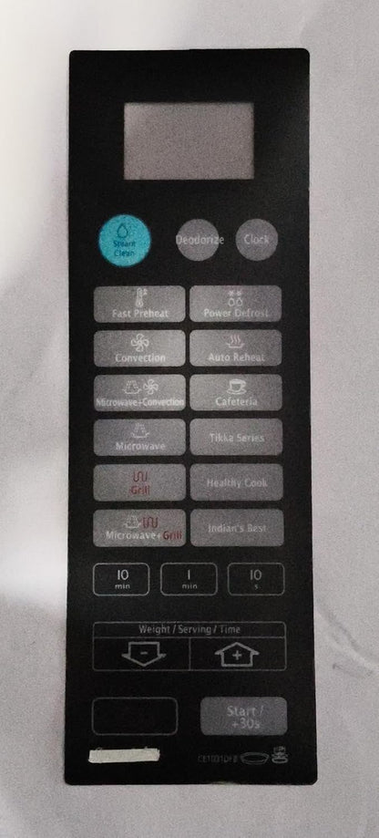 Buy Spares Microwave Oven Touch Keypad, Black, Compatible with Samsung CE1031DAT, CE1031DFB, CE1041DFB BS1162