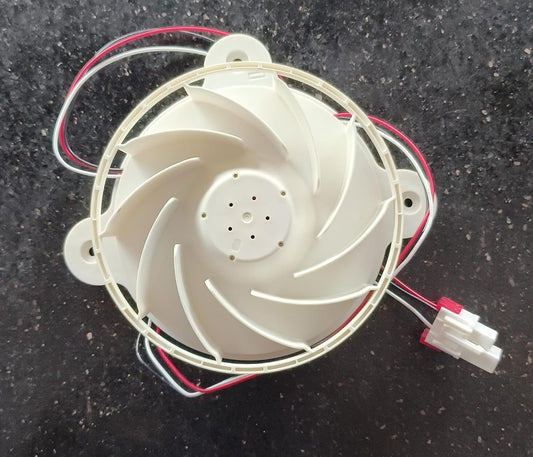 BUY SPARES Refrigerator DC Fan Motor compatible with Samsung, Radial, 12V, 0.19A, 3 Wire, 4 Jack Connector BS1125